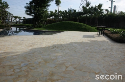 Sàn Terrazzo đá rối